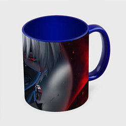 Кружка 3D TOKYO GHOUL, цвет: 3D-белый + синий