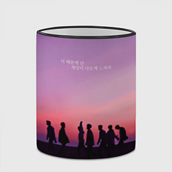 Кружка 3D BTS, цвет: 3D-черный кант — фото 2