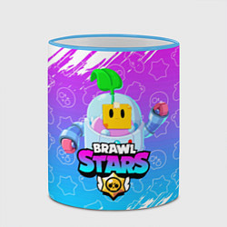 Кружка 3D BRAWL STARS SPROUT, цвет: 3D-небесно-голубой кант — фото 2