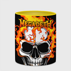 Кружка 3D Megadeth, цвет: 3D-белый + желтый — фото 2