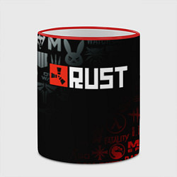 Кружка 3D RUST, цвет: 3D-красный кант — фото 2