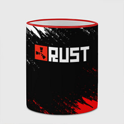 Кружка 3D RUST, цвет: 3D-красный кант — фото 2