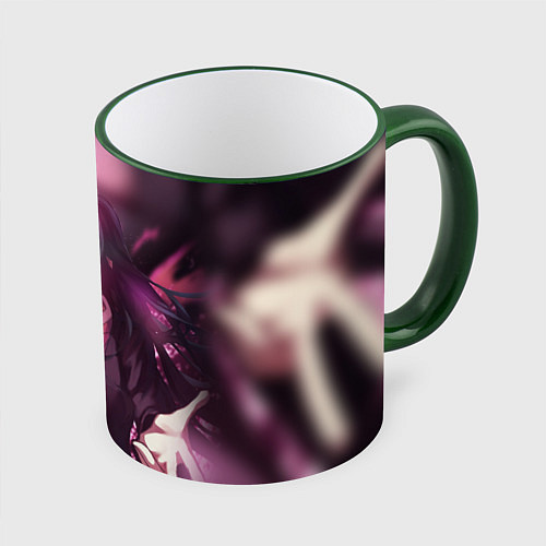 Кружка цветная NEZUKO / 3D-Зеленый кант – фото 1