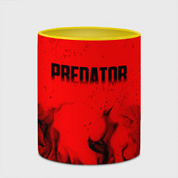 Кружка 3D PREDATOR, цвет: 3D-белый + желтый — фото 2