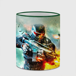 Кружка 3D CRYSIS, цвет: 3D-зеленый кант — фото 2