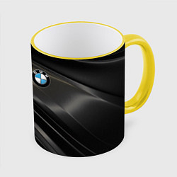 Кружка 3D BMW, цвет: 3D-желтый кант