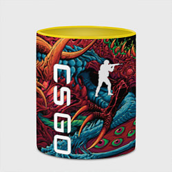 Кружка 3D CS GO, цвет: 3D-белый + желтый — фото 2