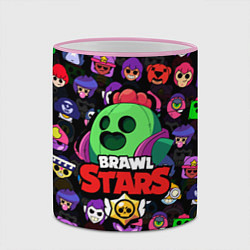 Кружка 3D BRAWL STARS SPIKE, цвет: 3D-розовый кант — фото 2