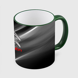 Кружка 3D CITROEN, цвет: 3D-зеленый кант