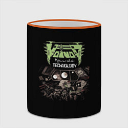Кружка 3D Voivod, цвет: 3D-оранжевый кант — фото 2