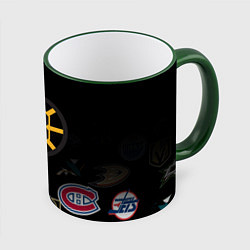 Кружка 3D NHL Boston Bruins Z, цвет: 3D-зеленый кант