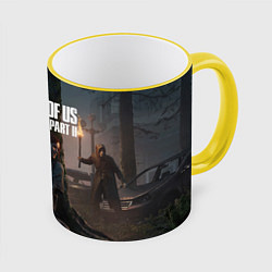 Кружка 3D The Last of Us part 2, цвет: 3D-желтый кант