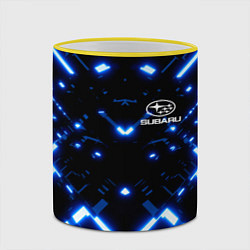 Кружка 3D SUBARU, цвет: 3D-желтый кант — фото 2