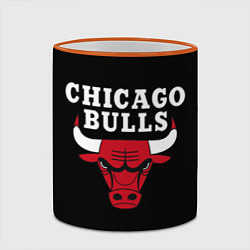 Кружка 3D CHICAGO BULLS, цвет: 3D-оранжевый кант — фото 2
