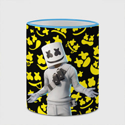 Кружка 3D FORTNITE x MARSHMELLO, цвет: 3D-небесно-голубой кант — фото 2