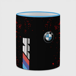 Кружка 3D BMW, цвет: 3D-небесно-голубой кант — фото 2