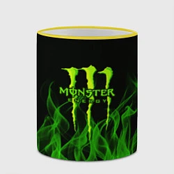 Кружка 3D MONSTER ENERGY, цвет: 3D-желтый кант — фото 2