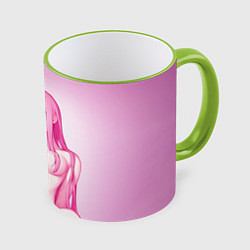 Кружка 3D DARLING IN THE FRANXX, цвет: 3D-светло-зеленый кант
