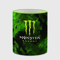 Кружка 3D MONSTER ENERGY, цвет: 3D-светло-зеленый кант — фото 2