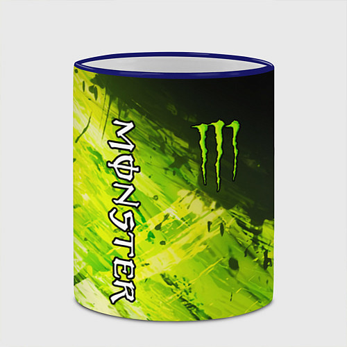 Кружка цветная MONSTER ENERGY / 3D-Синий кант – фото 2