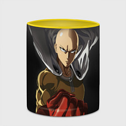 Кружка 3D One Punch Man, цвет: 3D-белый + желтый — фото 2