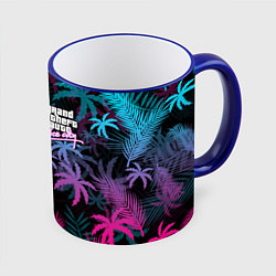 Кружка 3D GTA VICE CITY, цвет: 3D-синий кант
