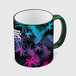 Кружка 3D GTA VICE CITY, цвет: 3D-зеленый кант