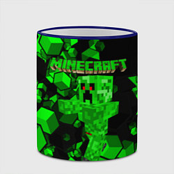Кружка 3D Minecraft, цвет: 3D-синий кант — фото 2