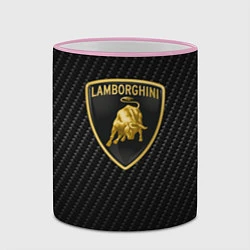 Кружка 3D Lamborghini Z, цвет: 3D-розовый кант — фото 2