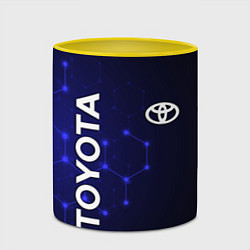Кружка 3D TOYOTA, цвет: 3D-белый + желтый — фото 2
