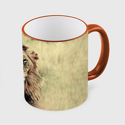 Кружка 3D Lion King, цвет: 3D-оранжевый кант