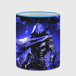 Кружка 3D VALORANT OMEN, цвет: 3D-небесно-голубой кант — фото 2