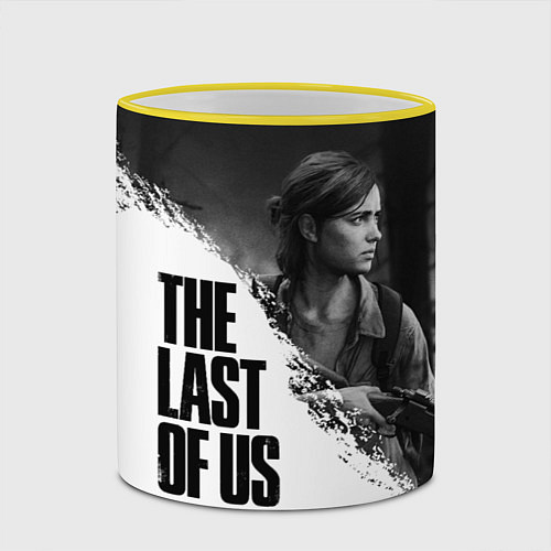 Кружка цветная THE LAST OF US 2 / 3D-Желтый кант – фото 2