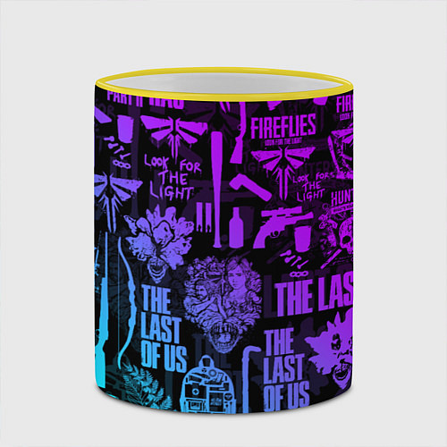 Кружка цветная THE LAST OF US 2 / 3D-Желтый кант – фото 2