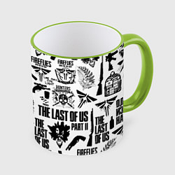 Кружка 3D THE LAST OF US 2, цвет: 3D-светло-зеленый кант