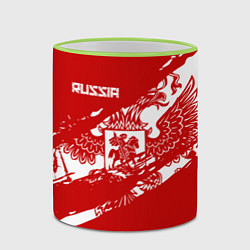 Кружка 3D Russia, цвет: 3D-светло-зеленый кант — фото 2