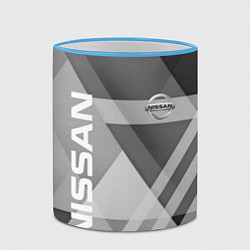 Кружка 3D NISSAN, цвет: 3D-небесно-голубой кант — фото 2
