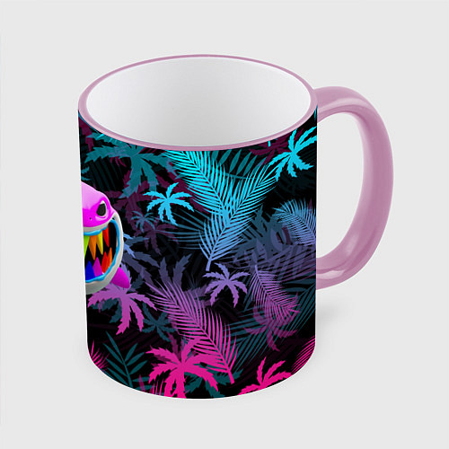 Кружка цветная 6IX9INE 69 / 3D-Розовый кант – фото 1