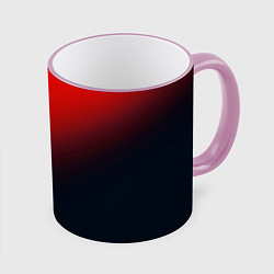 Кружка 3D RED, цвет: 3D-розовый кант