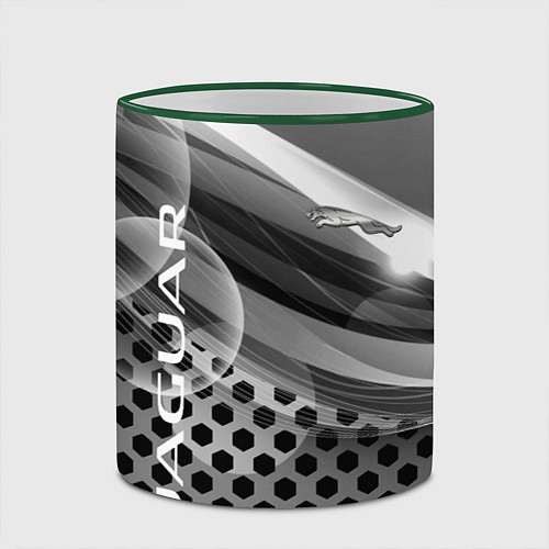 Кружка цветная JAGUAR / 3D-Зеленый кант – фото 2