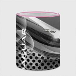 Кружка 3D JAGUAR, цвет: 3D-розовый кант — фото 2