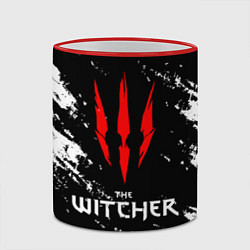Кружка 3D The Witcher, цвет: 3D-красный кант — фото 2