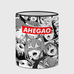 Кружка 3D AHEGAO АХЕГАО, цвет: 3D-черный кант — фото 2