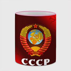 Кружка 3D СССР USSR, цвет: 3D-розовый кант — фото 2