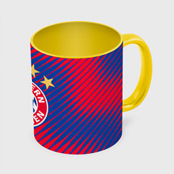 Кружка 3D BAYERN MUNCHEN, цвет: 3D-белый + желтый