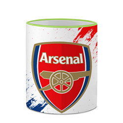 Кружка 3D ARSENAL, цвет: 3D-светло-зеленый кант — фото 2