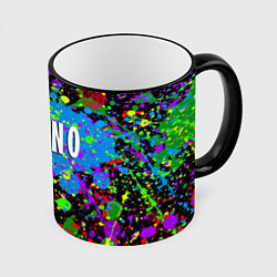 Кружка 3D Milano - abstraction - Italy, цвет: 3D-черный кант
