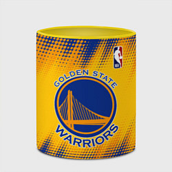 Кружка 3D Golden State Warriors, цвет: 3D-белый + желтый — фото 2