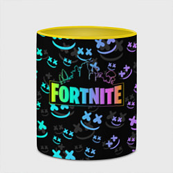 Кружка 3D FORTNITE MARSHMELLO, цвет: 3D-белый + желтый — фото 2
