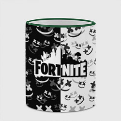 Кружка 3D FORTNITE MARSHMELLO, цвет: 3D-зеленый кант — фото 2